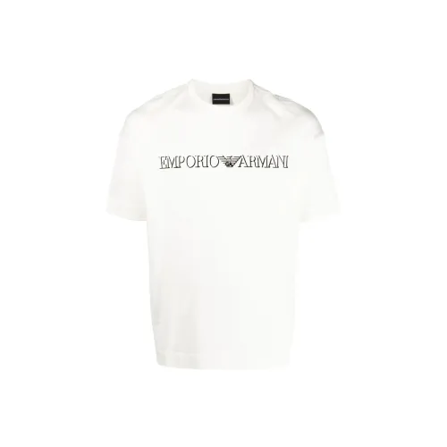 EMPORIO ARMANI SS22 T-Shirt Мужской Белый