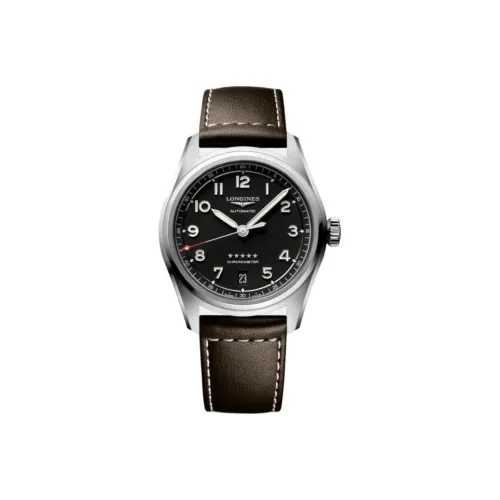 LONGINES Автоматический Механический Механизм Унисекс Часы Spirit Collection 37 мм Черный