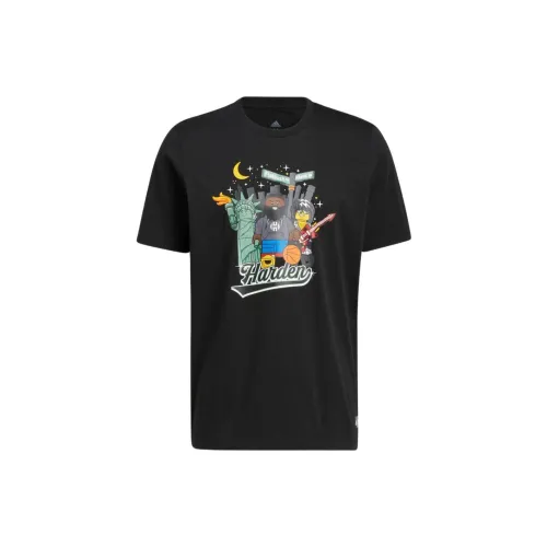 Adidas Мужские черные футболки