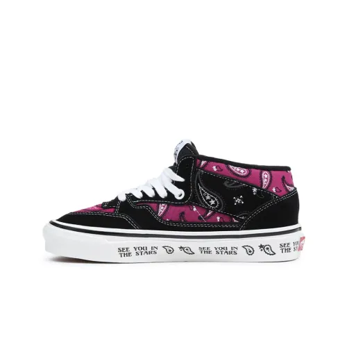 VANS Half Cab 33 DX MID Топ Скейтборд Кроссовки Унисекс Черный Фиолетовый