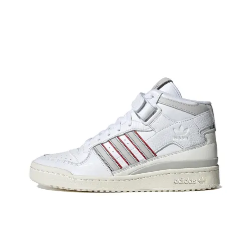 Adidas Originals Forum Mid Топ Скейтборд Кроссовки Мужские Белые Серые