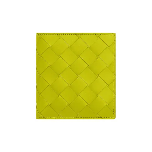 Bottega Veneta Телячья кожа Кошелек Мужской Желтый Яшмовый