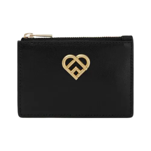 Furla My Joy Taita Телячья кожа Сумка для документов Держатель для карт Маленький Женский Черный