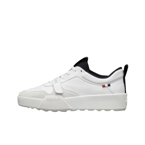 Moncler Promy Low Топ Стильные Скейтбординги Мужской Белый