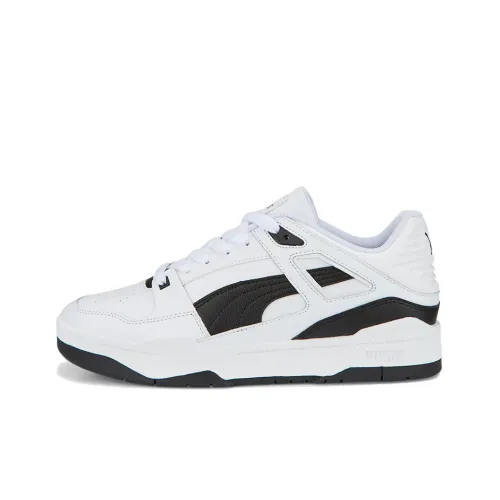 PUMA Slipstream Low Скейтборд Кроссовки Унисекс Белый Черный