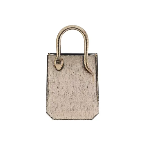 BVLGARI Serpentine Телячья кожа Тоут Сумка Сумка для покупок Сумка через плечо Сумка Экстра малый Женская