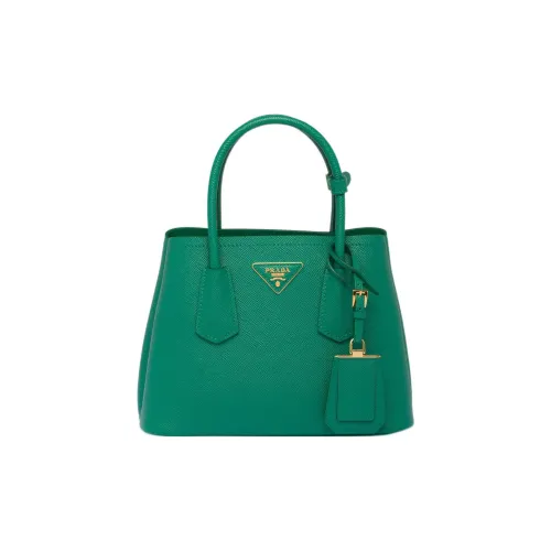 PRADA Saffiano кожа через плечо сумка мини женская зеленая