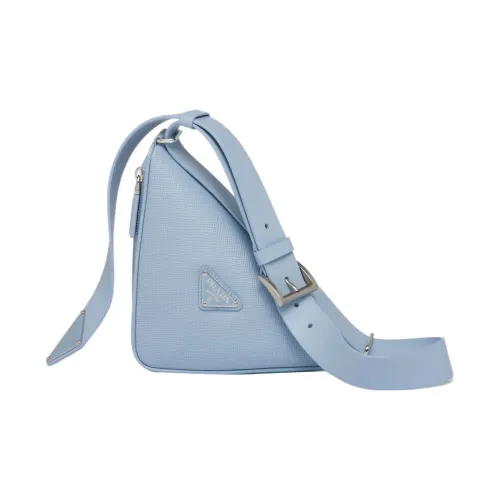 PRADA Saffiano кожа бананка мужской цвет далёкий синий