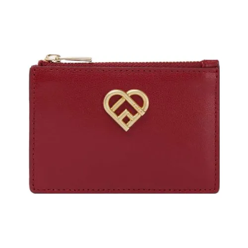 Furla My Joy Taita Телячья кожа Сумка для документов Держатель для карт Маленький Женский Вишнево-красный