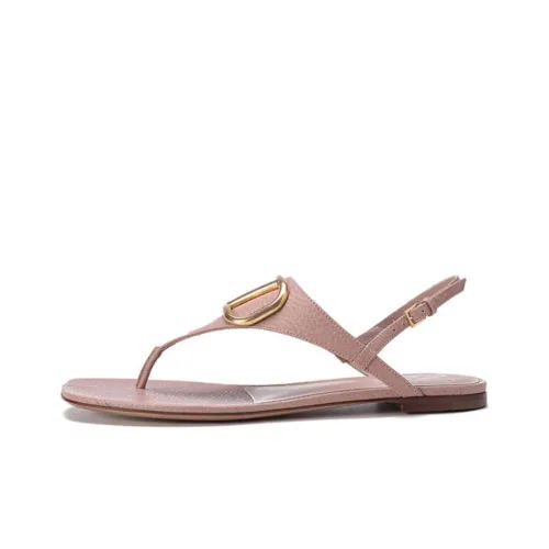 Valentino Стильные Сандалии Женские Дымчато-розовые