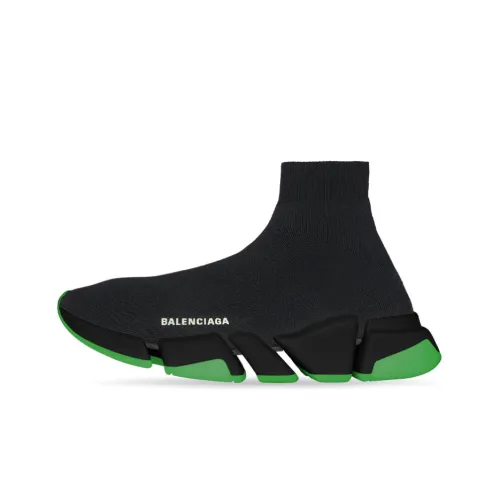 Balenciaga Speed 2,0 High Топ Повседневная обувь Мужская Черная