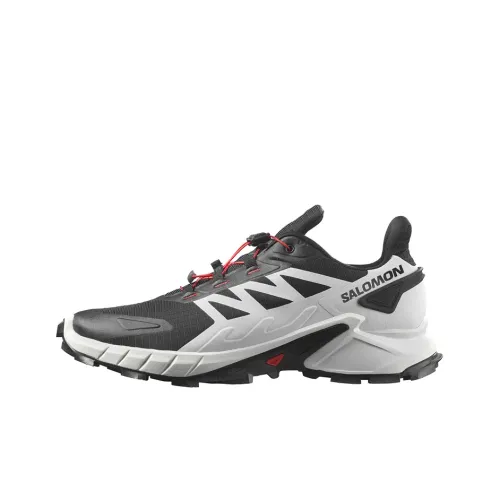 SALOMON Supercross 4 Low Топ Альпинизм Походная обувь Мужская Белый Черный