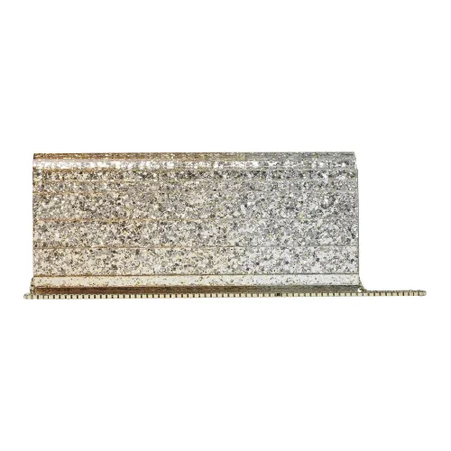 Jimmy Choo Кожа Клатч Сумка через плечо Сумка на плечо Женская Серебряная