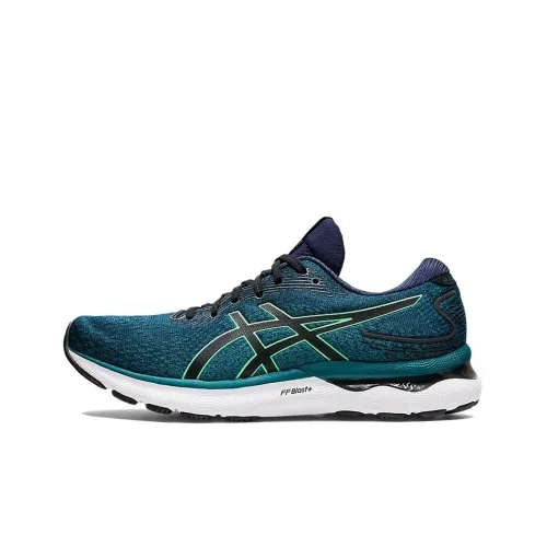 Asics Gel Nimbus 24 Low Топ Беговые кроссовки Мужской Jasper 2E Ширина