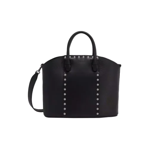 Furla Miastella Телячья кожа Тоут Сумка Сумка для покупок Сумка на плечо Сумка Большая Женская Черная