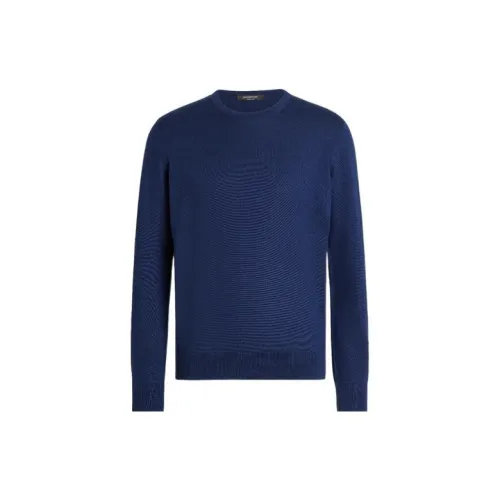 Ermenegildo Zegna Синий Мужской Кашемировые Свитера