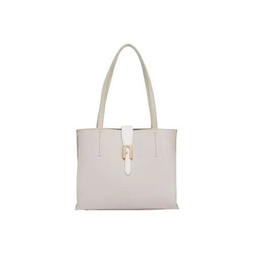 Furla Sofia Collection Кожа Тоут Сумка Сумка для покупок Сумка среднего размера Women's White