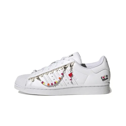 Adidas Originals SUPERSTAR Low Топ Скейтборд Кроссовки Женские Bright White