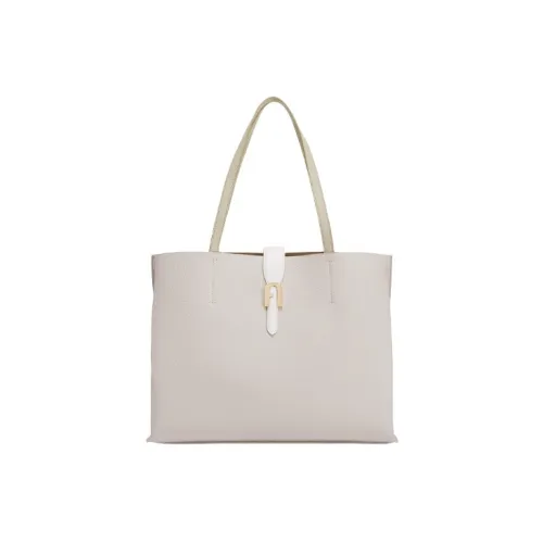 Furla Sofia Collection Кожа Тоут Сумка Сумка для покупок Сумка Большая Женская Белая