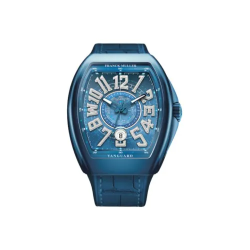Franck Muller Автоматический Механический Часы Мужские Vanguard Mariner Series 53,7мм*44мм Синий