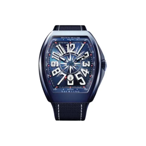 Franck Muller Автоматический Механический Часы Мужские YACHTING VANGUARD 53,7мм*44мм Синий
