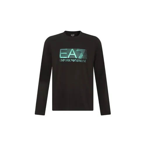 EMPORIO ARMANI EA7 Черные Мужские Рубашки