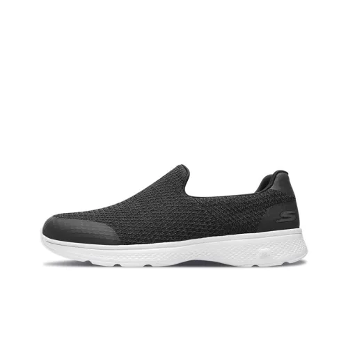 Skechers Go Walk 4 Амортизаторы Шок Устойчивость к Сцеплению Устойчивость к Износу Низкий Топ Повседневная Обувь