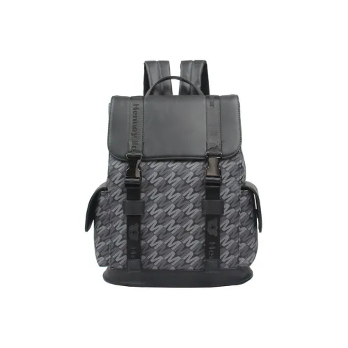 Henney Bear Ткань Рюкзак Стандартный Мужской Черный