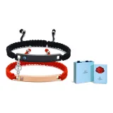 Рожденный пара браслетов, розовый, подарочная коробка