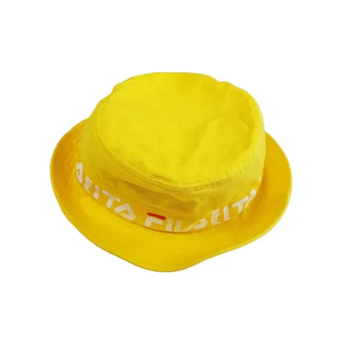FILA Cotton Bucket Hats Желтый Унисекс