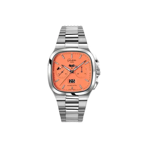 Glashütte Original Автоматический Механический Часы Мужские Винтажные 40мм*40мм Оранжевые
