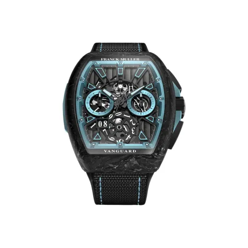 Franck Muller Мужские часы с ручным заводом, механический, 54 мм * 44 мм, черный