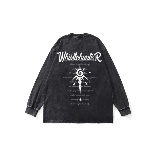 WHISTLEHUNTER Черная унисекс футболка