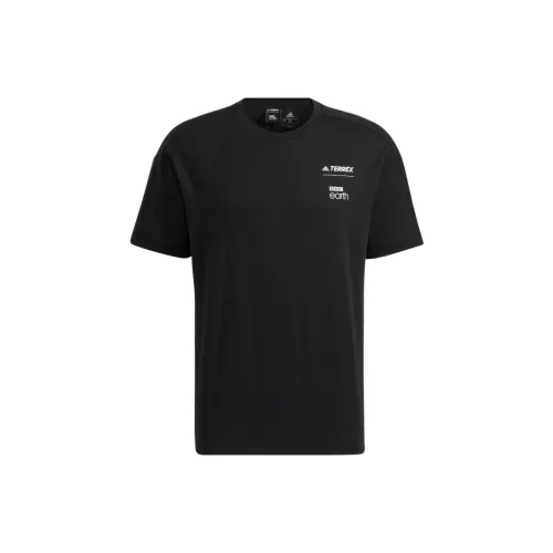 Adidas FW22 T-Shirt Японская версия Унисекс Черный