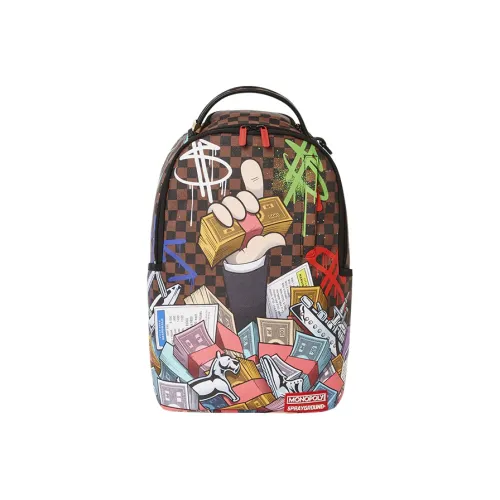 SPRAYGROUND Полиэстер Рюкзак Стандартный Унисекс Коричневый