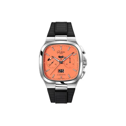 Glashütte Original Автоматический Механический Часы Мужские Винтажные 40мм*40мм Оранжевые