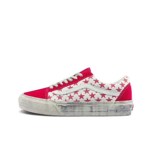 Bianca Chandôn x VANS Old Skool Collection Vault VLT LX Low Топ Скейтборд Кроссовки Унисекс Белый Красный