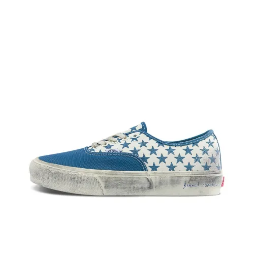 Bianca Chandôn x Vans Аутентичный VLT LX Износостойкий и Легкий Низкий Топ Скейтборд Кроссовки Unisex Белый Синий