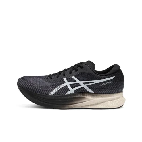 Asics Magic Speed 2,0 Low Топ Беговые кроссовки Мужской Черный белый