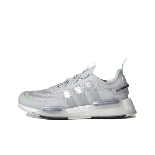 Adidas Originals NMD_V3NMD_V3 Slip Resistant Abrasion Resistant Дышащий Низкий Топ Повседневная Обувь Женская Серебряный