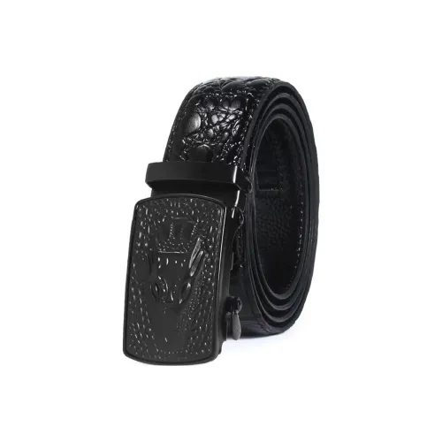 ALIEN BANG Ремень с крокодиловым узором мужская бизнес-автоматическая застежка ремень из коровьей кожи мужской