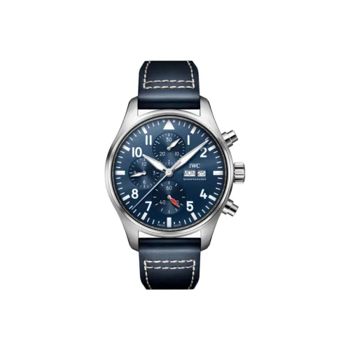 IWC Автоматический Механический Часы Мужской Pilot Collection 43 мм Синий