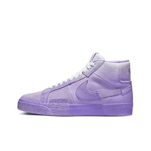 Nike Blazer Mid Топ Скейтборд Кроссовки Мужские Фиолетовые