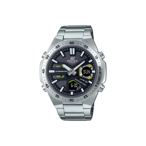 CASIO EDIFICE Collection Кварцевый механизм нержавеющая сталь ремешок мужские часы серый циферблат EFV C110D 1A3V