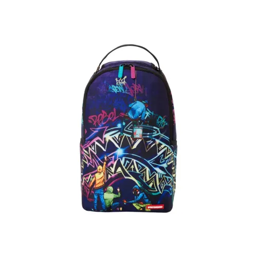 SPRAYGROUND Полиэстер Рюкзак Большой Унисекс Фиолетовый