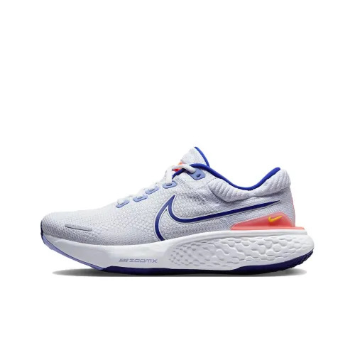 Nike Invincible Run 2 Амортизаторы Шок Резистентность к Сцеплению Низкий Топ Повседневные Беговые кроссовки Мужские Серый Синий