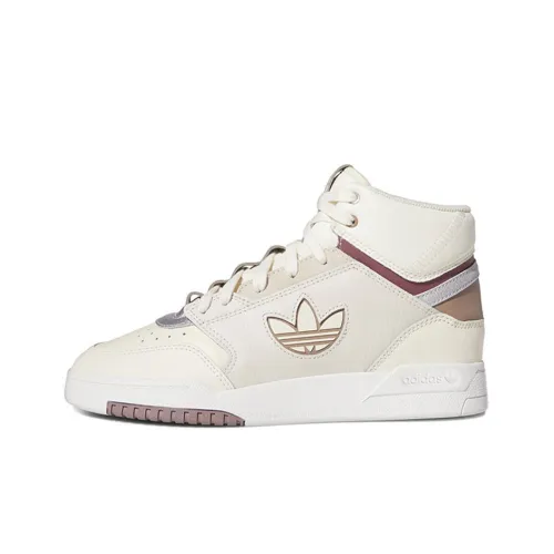 Adidas Originals Drop Step XL Slip-resistant Abrasion-resistant High Top Skateboard Shoes Women's Beige