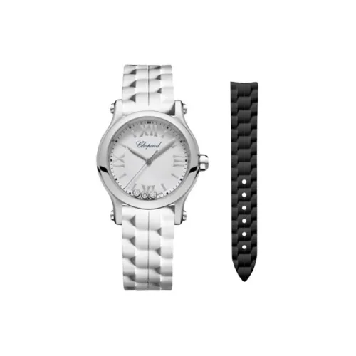 Chopard Кварцевый Movement Женские Часы из коллекции Happy Sport, 30 мм, белые