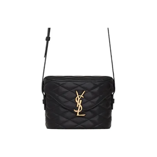 SAINT LAURENT Овчина Box Сумка Lunch Box Сумка Сумка через плечо Стандартная Женская Черная