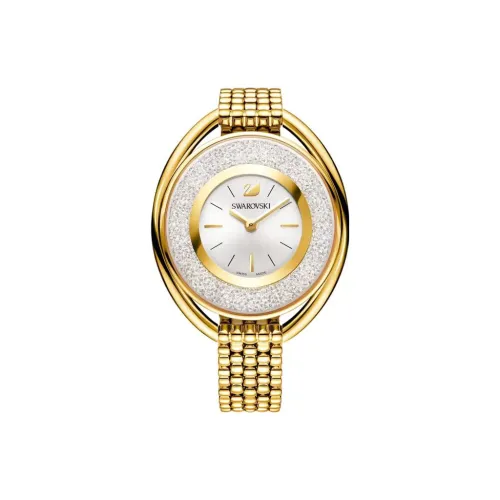 Swarovski Collection Наручные часы Кварцевый механизм Ремешок из нержавеющей стали Белый циферблат Женские